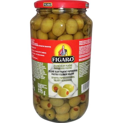 Olivy zelené více druhů 920g sklo