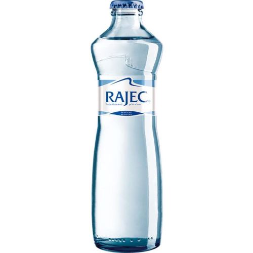 Rajec Pramenitá voda neperlivá 0,33 l sklo