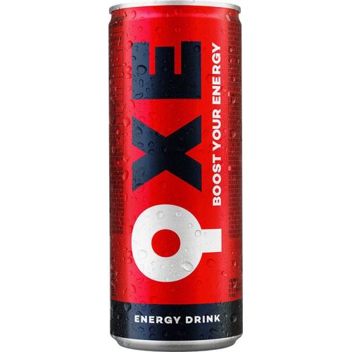 QXE Energetický nápoj 250ml plech