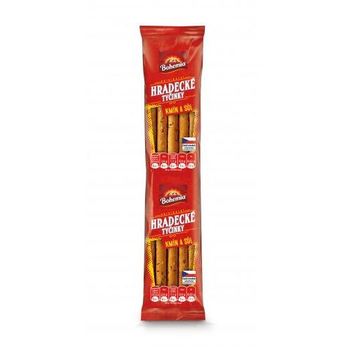 Tyčinky hradecké kmín + sůl 100g Bohemia/30ks/