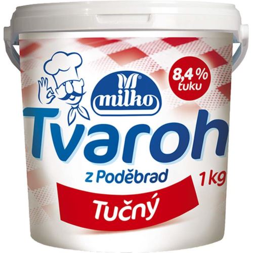Tvaroh tučný Milko 1kg