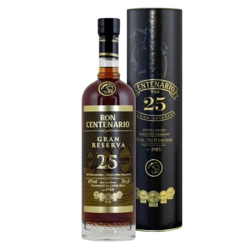 Rum Centenario 25 let Gran Reserva 25let 40% 0,7 l tuba Kostarika