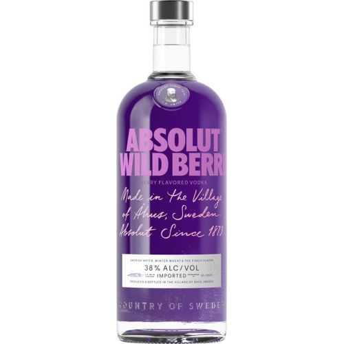 Vodka Absolut Wild Berri 38% 1 l