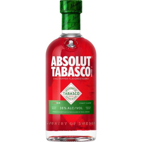 Vodka Absolut Tabasco 38% 0,7 l
