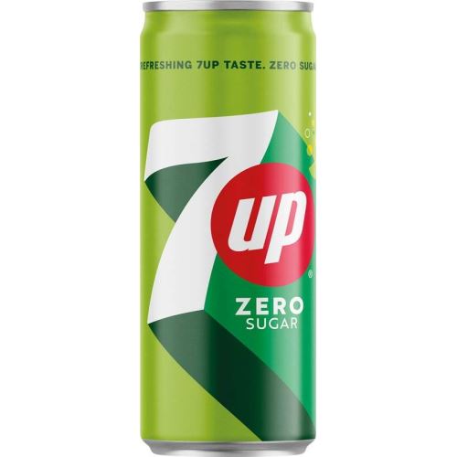 7UP ZERO 0,33 l plech