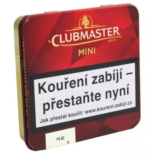 Doutník Clubmaster mini red 20ks