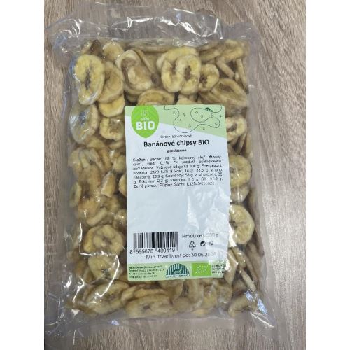 Banánové chips  500g Grizly