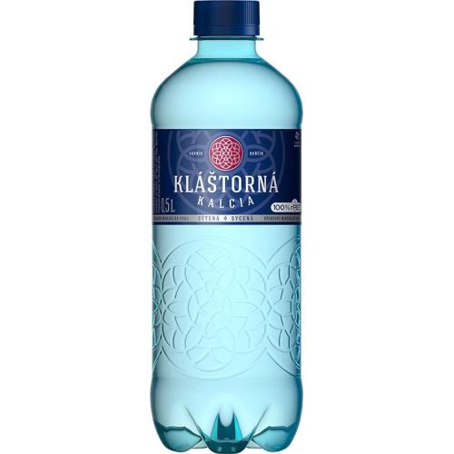 Kláštorná Kalcia Minerální voda perlivá 0,5 l PET