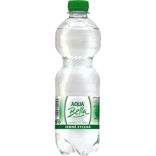 Aqua Bella Pramenitá voda jemně perlivá 0,5 l PET