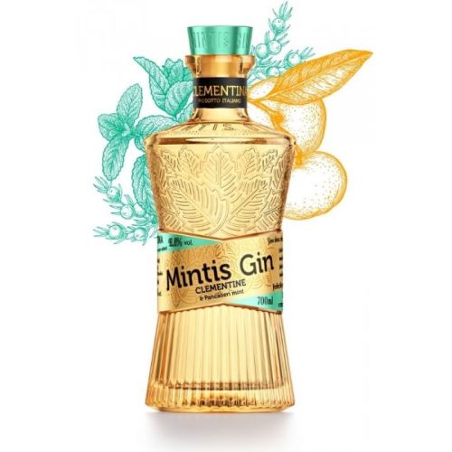 Gin Mintis Clementine 41,8% 0,7 l Itále
