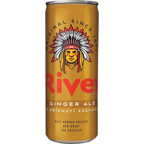 River Limonáda Ginger 0,33 l plech