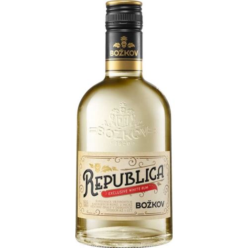 Božkov Republica exclusive  WHITE 38%  0,5 l
