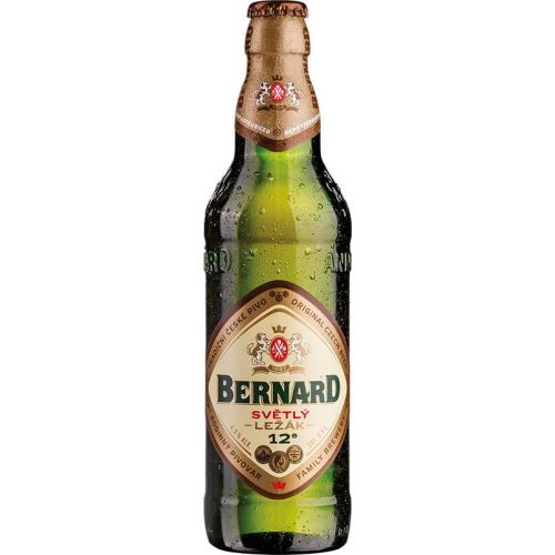 Bernard sv. ležák 12° 0,5 l sklo