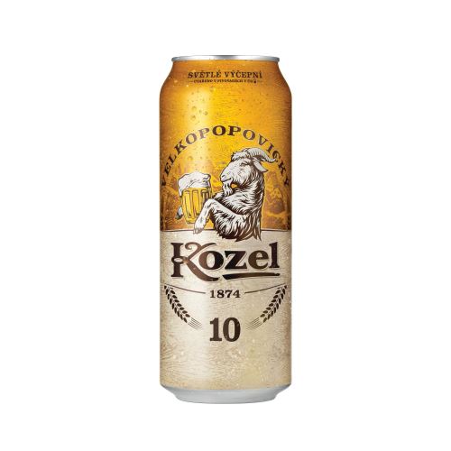 Velkopopovický Kozel 10° 0,5 l plech
