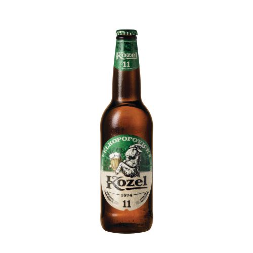 Velkopopovický Kozel 11° 0,5 l sklo