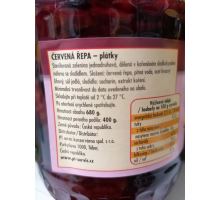 Červená řepa řezy 640g sklo